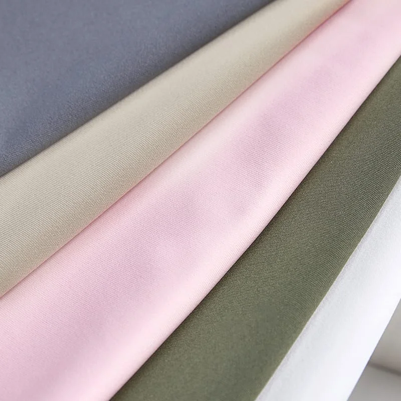 DWR treated fabric showing water beading on surface